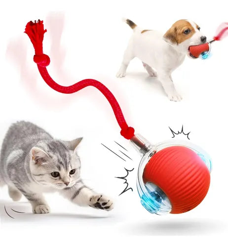 Pelota Interactiva para Perros y Gatos - Juguete Inteligente con Sensor de Obstáculos